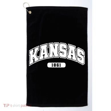 Kansas Collegiate Style 1861 Golf Towel