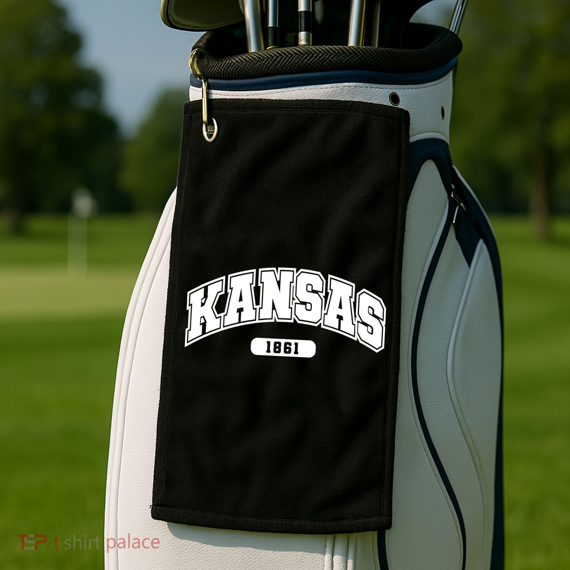Kansas Collegiate Style 1861 Golf Towel