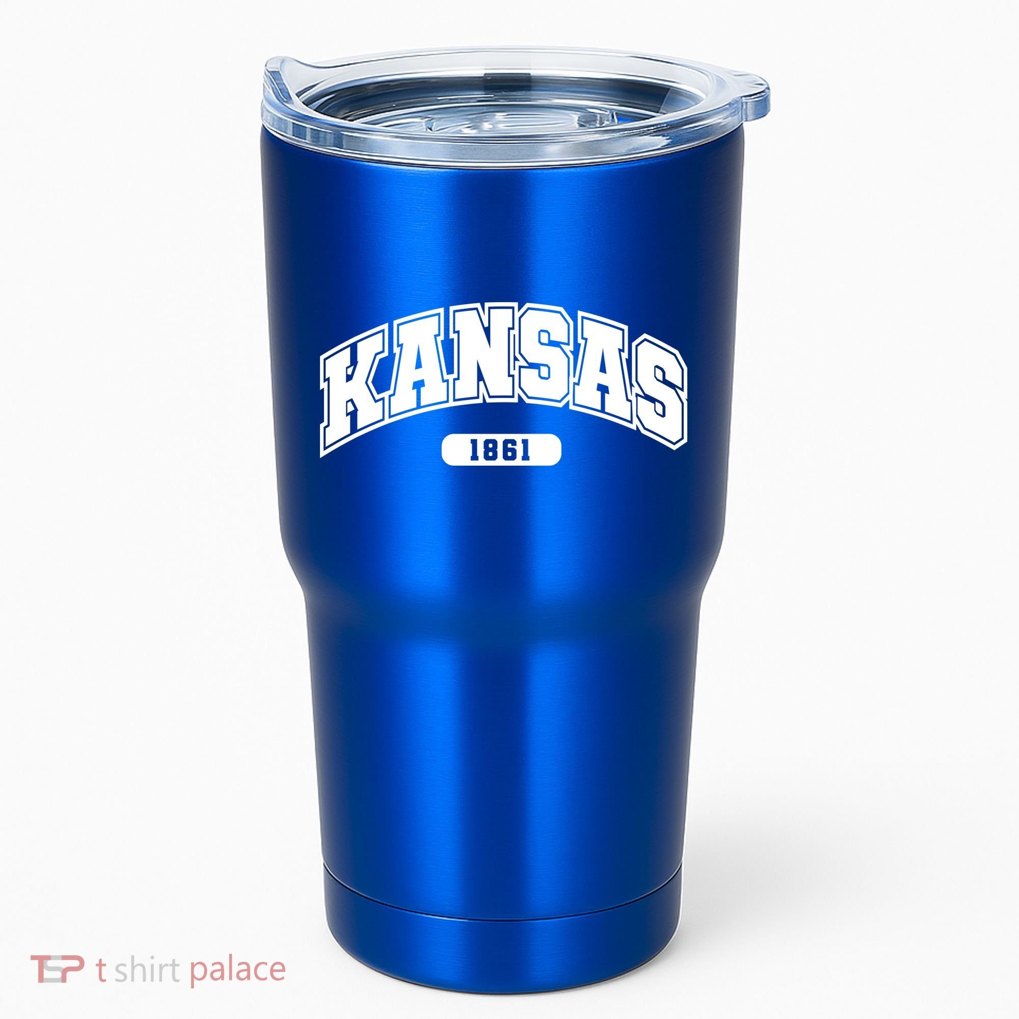 Kansas Collegiate Style 1861 Tumbler