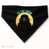 Kaspa Crypto To The Moon Crypto Kaspa Mining Kaspa Crypto Miner Crypto Bullrun USA-Made Doggie Bandana thumb 0
