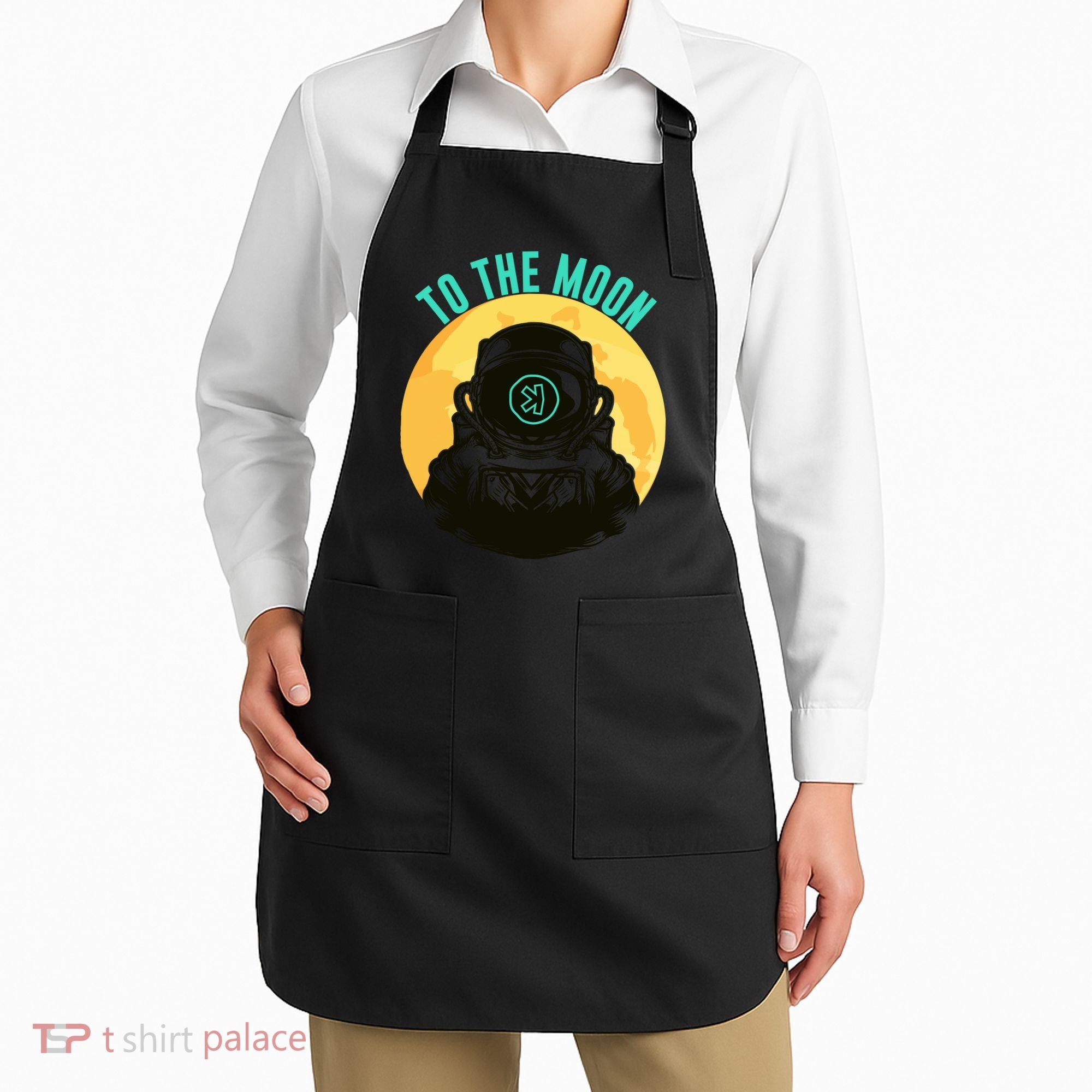 Kaspa Crypto To The Moon Crypto Kaspa Mining Kaspa Crypto Miner Crypto Bullrun Apron