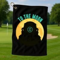 Kaspa Crypto To The Moon Crypto Kaspa Mining Kaspa Crypto Miner Crypto Bullrun Golf Towel thumb 1