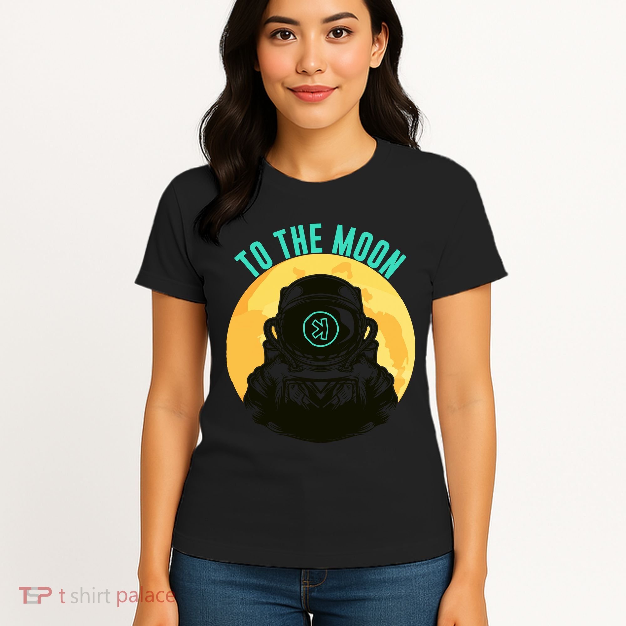 Kaspa Crypto To The Moon Crypto Kaspa Mining Kaspa Crypto Miner Crypto Bullrun Women's T-Shirt