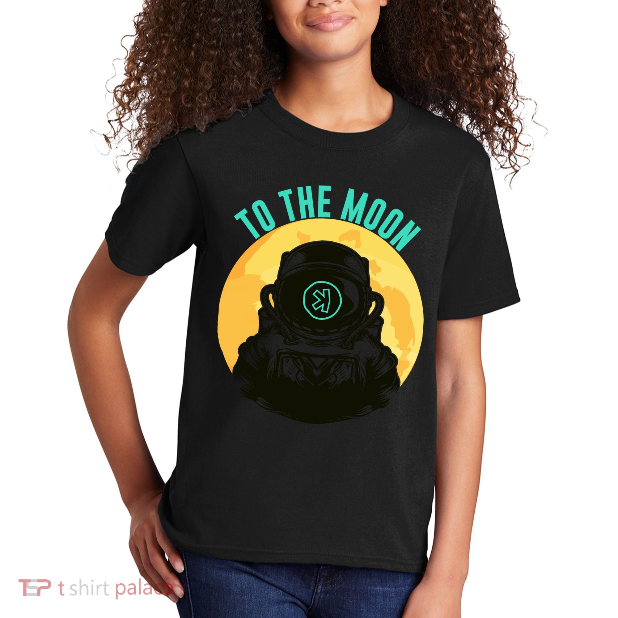 Kaspa Crypto To The Moon Crypto Kaspa Mining Kaspa Crypto Miner Crypto Bullrun Kids T-Shirt