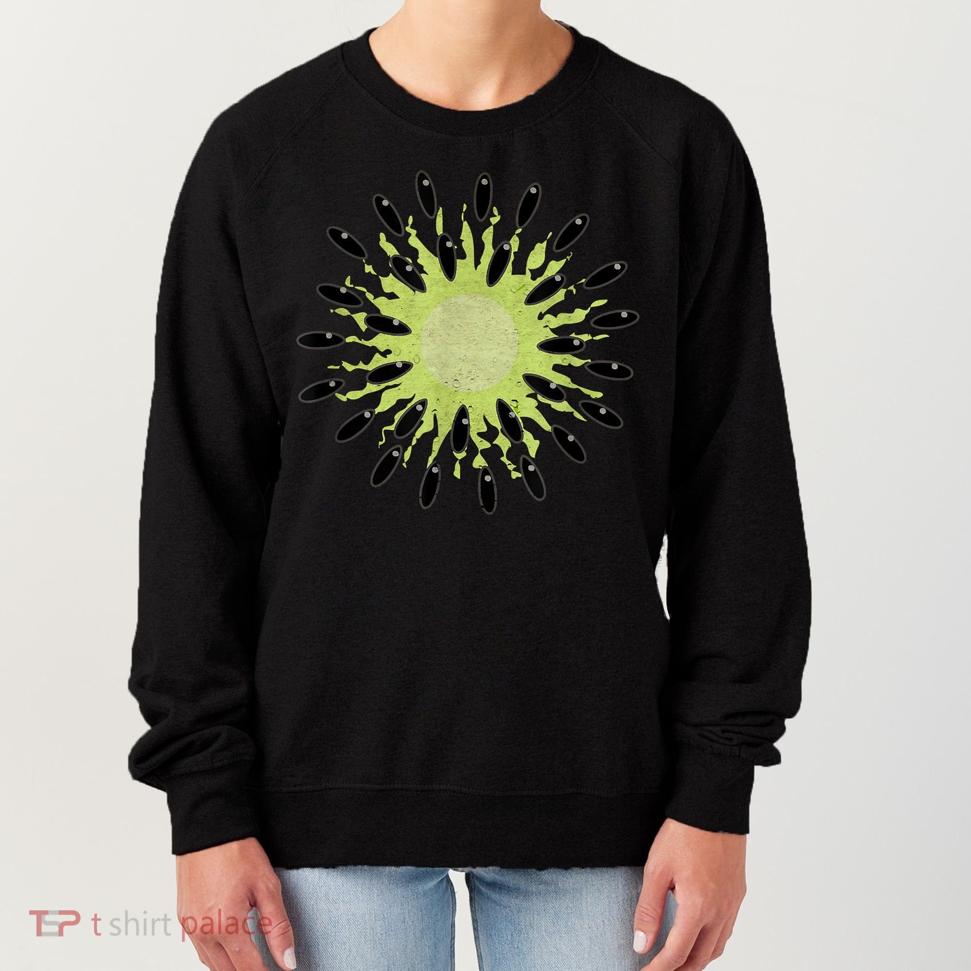 Kiwi Costume Tropical Fruit Lazy Halloween Costume Women's Sweatshirt