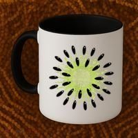 Kiwi Costume Tropical Fruit Lazy Halloween Costume Coffee Mug thumb 2