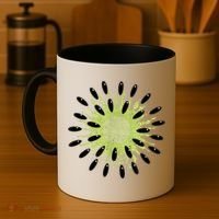 Kiwi Costume Tropical Fruit Lazy Halloween Costume Coffee Mug thumb 4