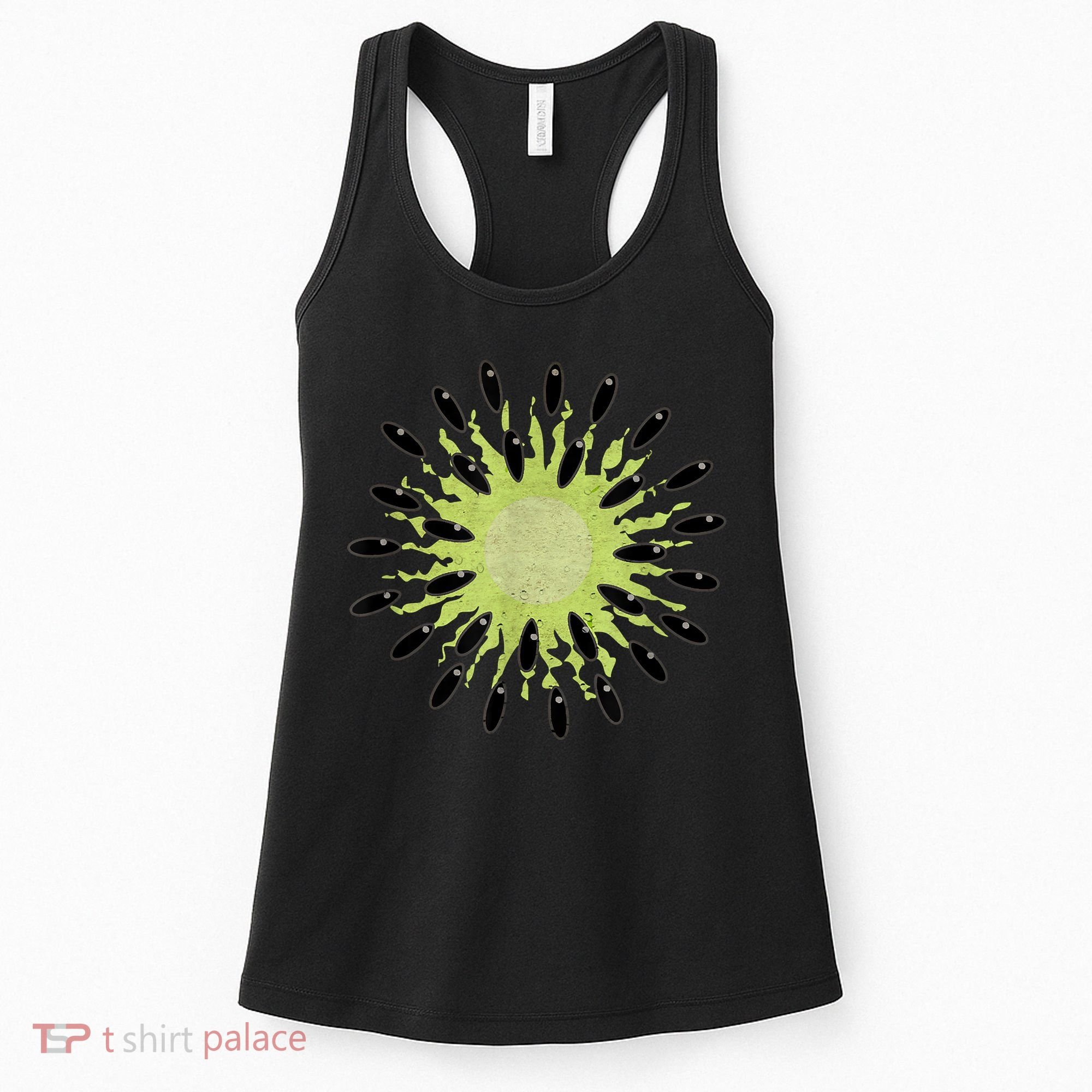 Kiwi Costume Tropical Fruit Lazy Halloween Costume Women's Tank Top