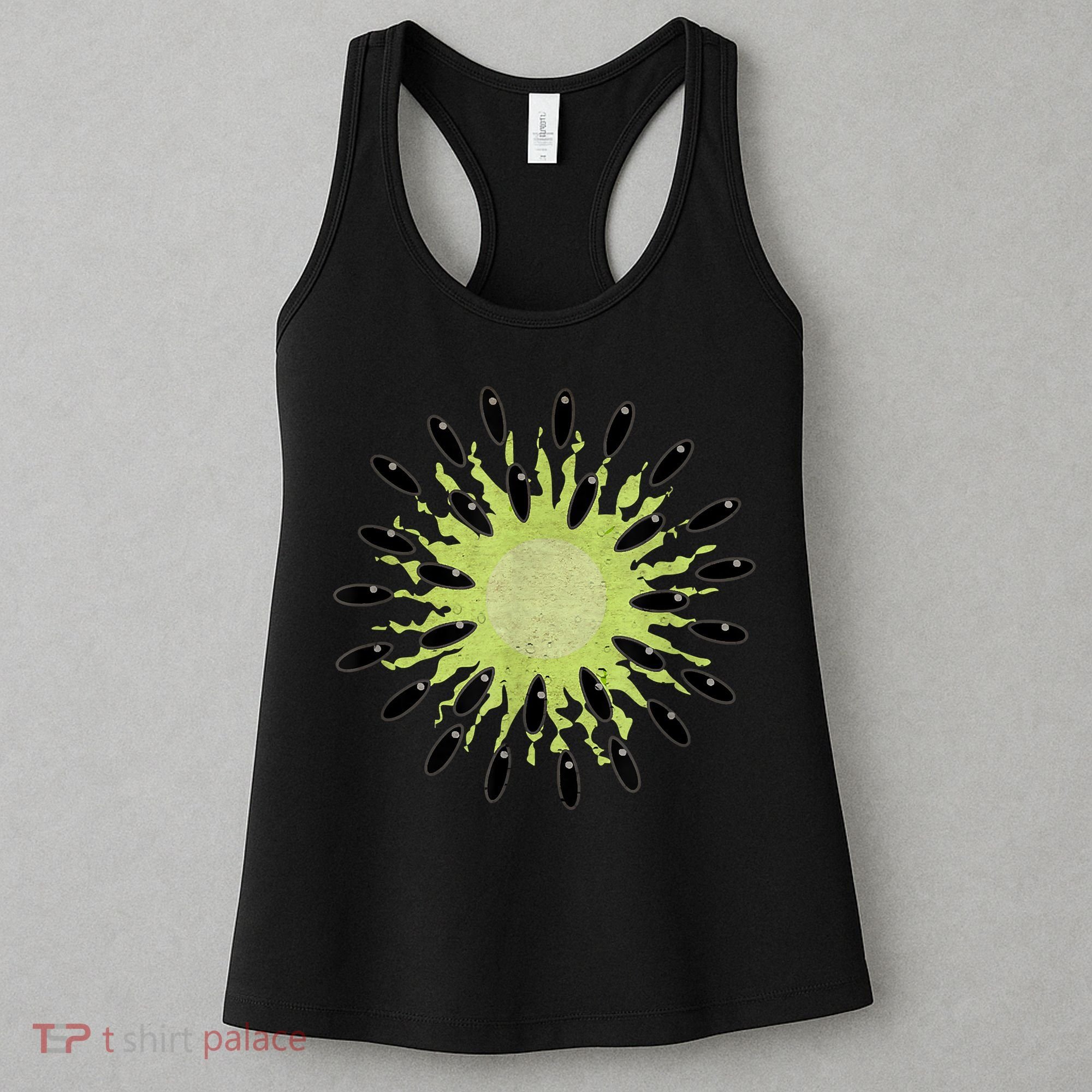 Kiwi Costume Tropical Fruit Lazy Halloween Costume Women's Tank Top