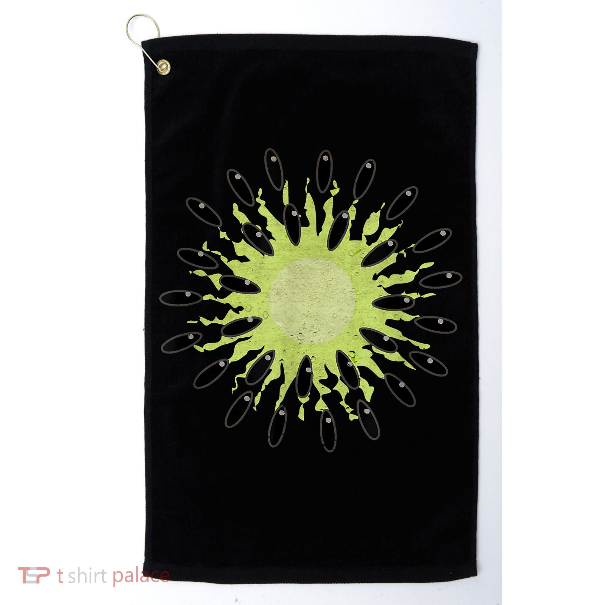 Kiwi Costume Tropical Fruit Lazy Halloween Costume Golf Towel