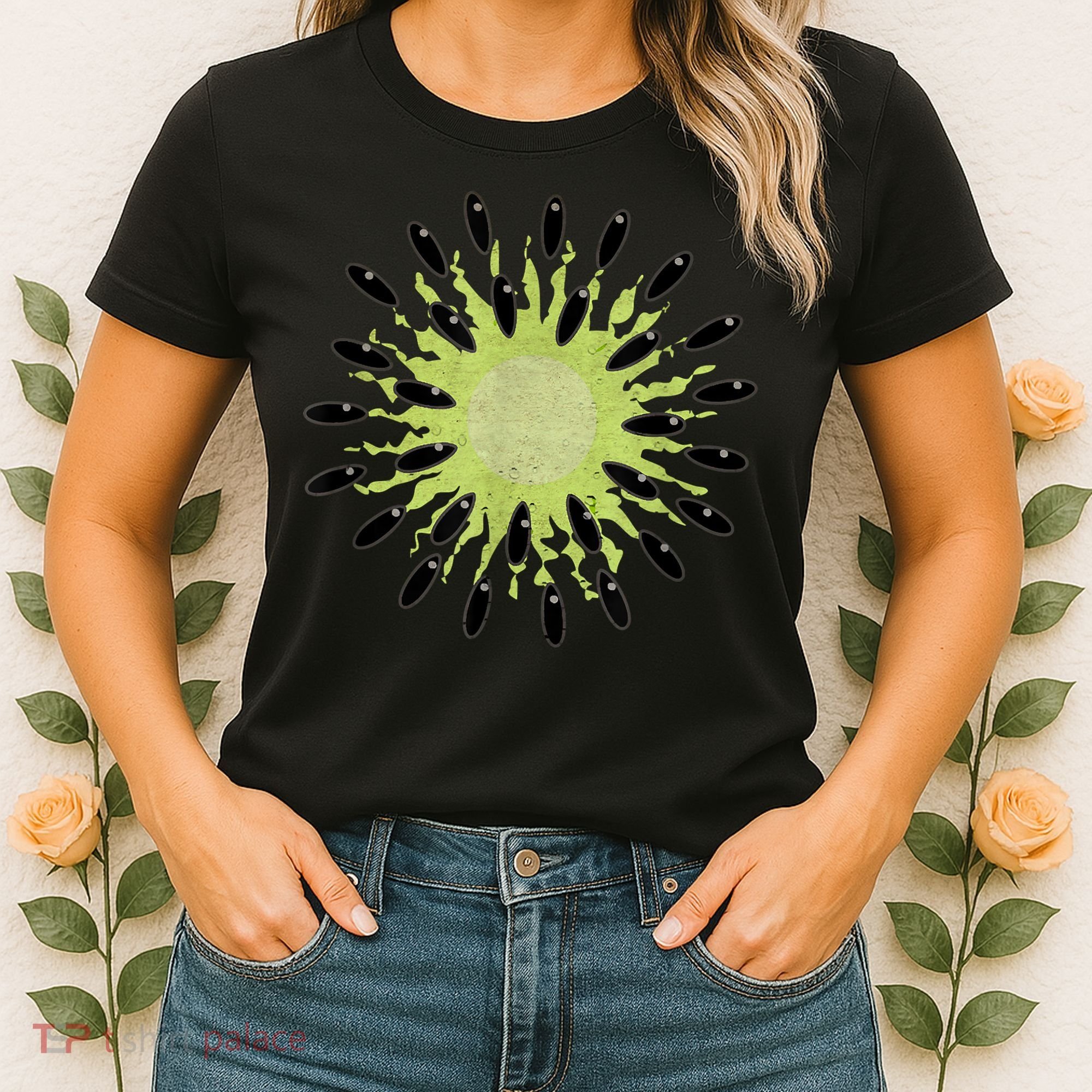 Kiwi Costume Tropical Fruit Lazy Halloween Costume Women's T-Shirt