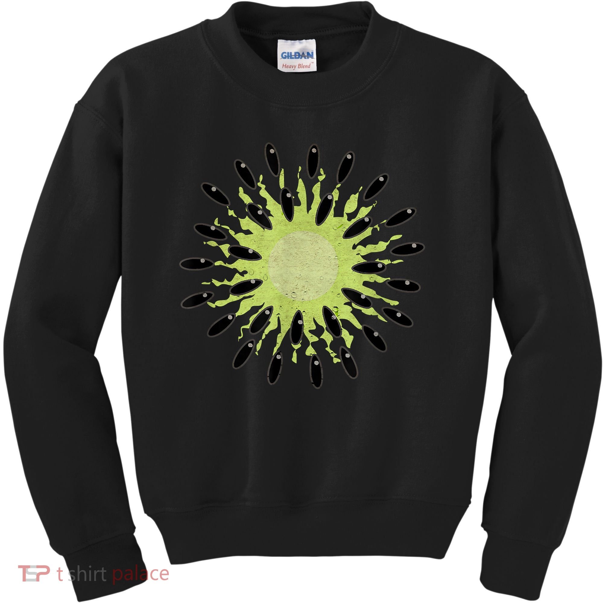 Kiwi Costume Tropical Fruit Lazy Halloween Costume Kids Sweatshirt