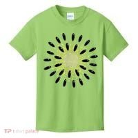 Kiwi Costume Tropical Fruit Lazy Halloween Costume Kids T-Shirt thumb 0