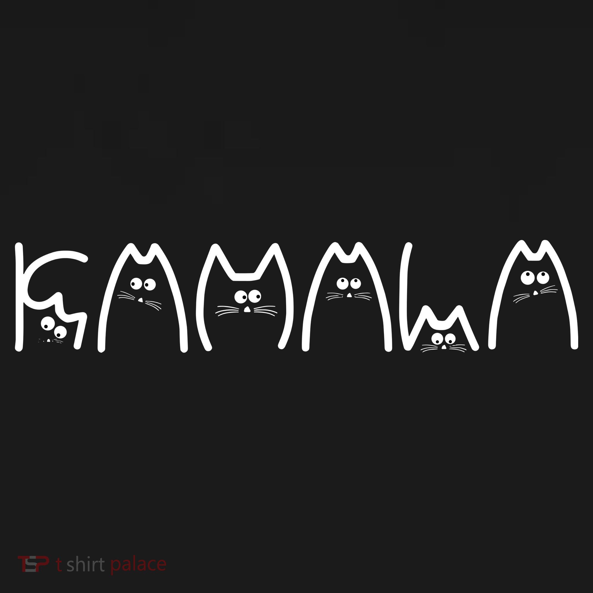 Kamala Cat Typography Alphabet Cats For Kamala Harris 2024 Mousepad