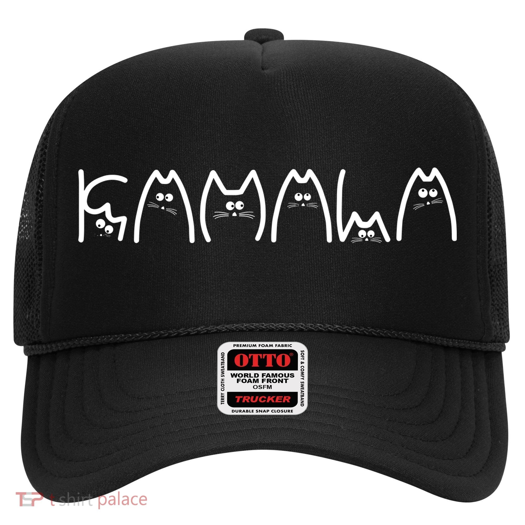 Kamala Cat Typography Alphabet Cats For Kamala Harris 2024 Hat
