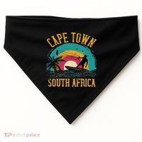 Kitesurfing Cape Town South Africa USA-Made Doggie Bandana thumb 0