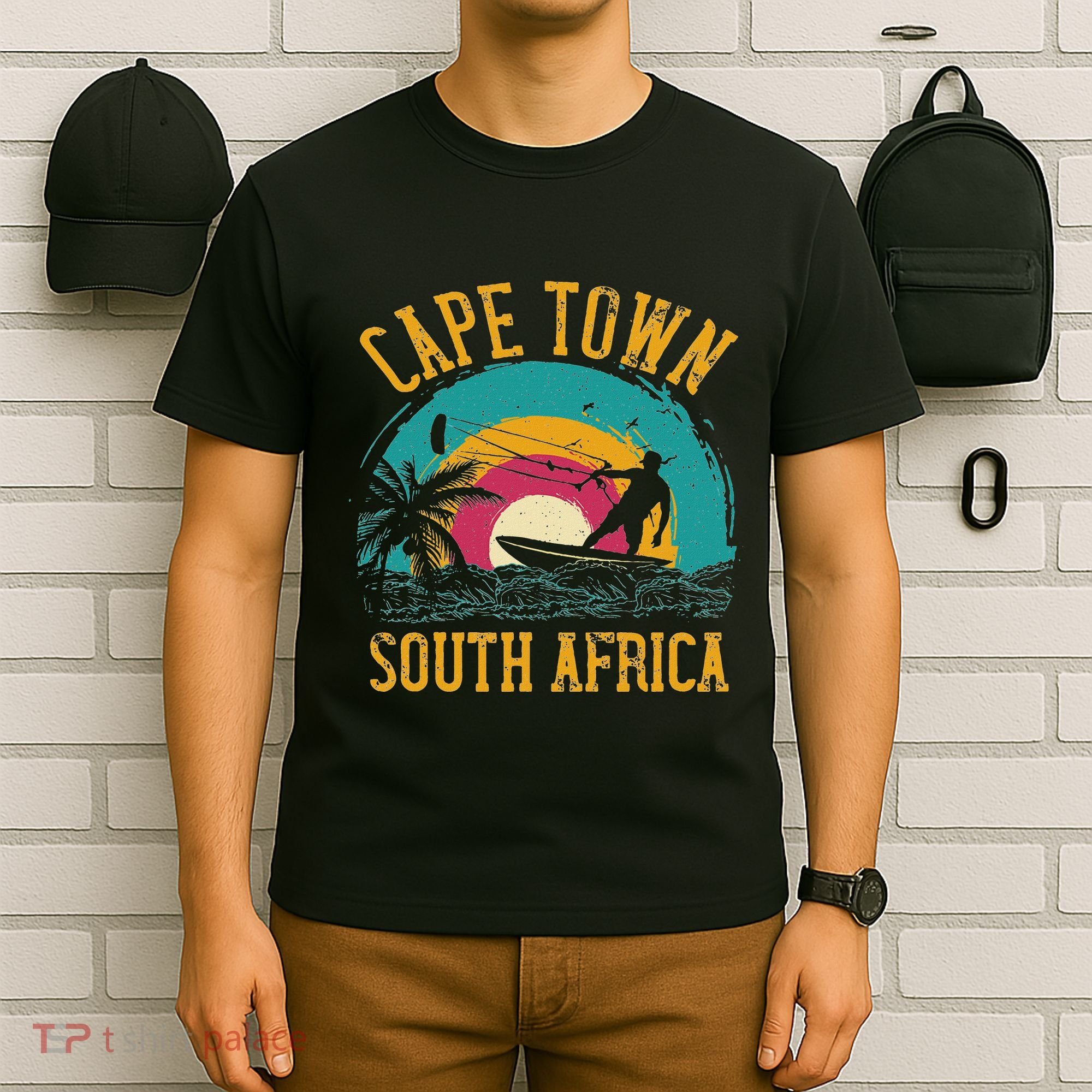 Kitesurfing Cape Town South Africa T-Shirt