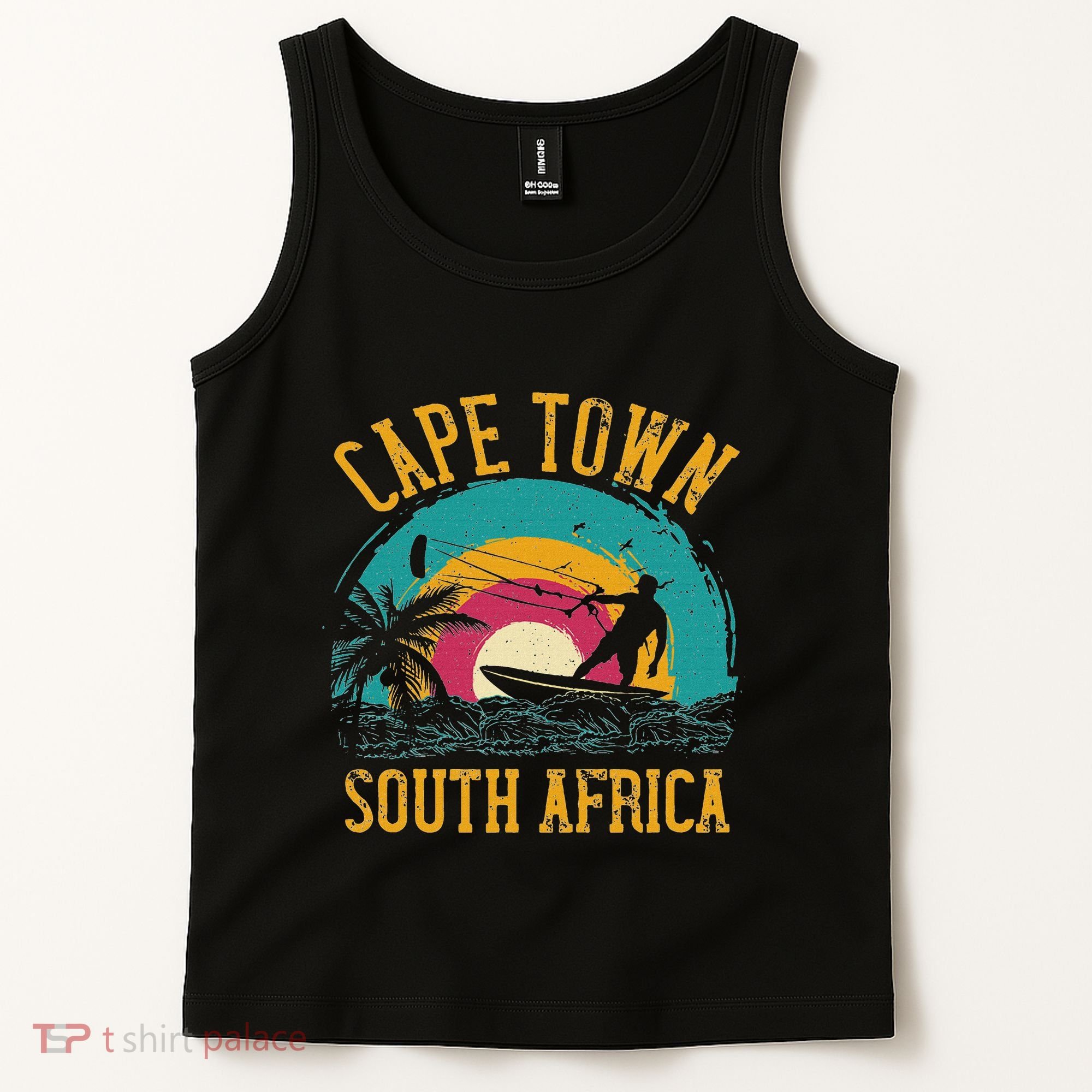 Kitesurfing Cape Town South Africa Tank Top
