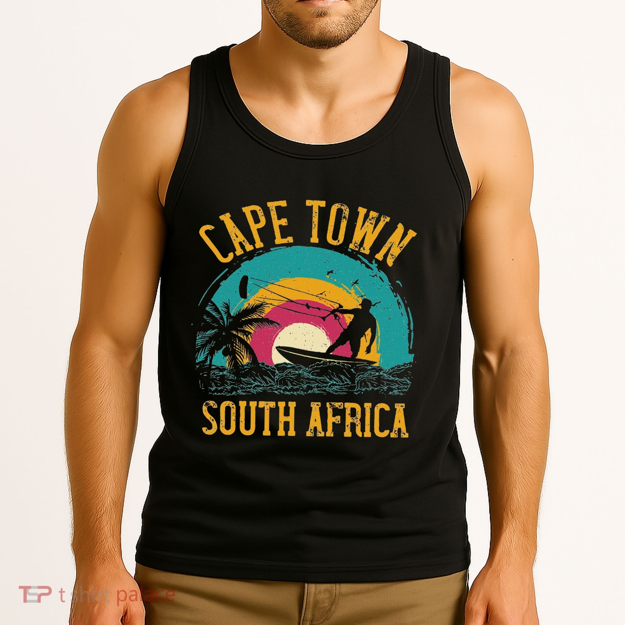 Kitesurfing Cape Town South Africa Tank Top