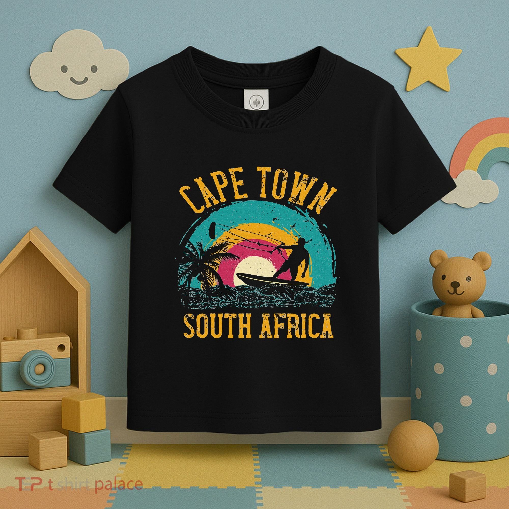 Kitesurfing Cape Town South Africa Toddler T-Shirt