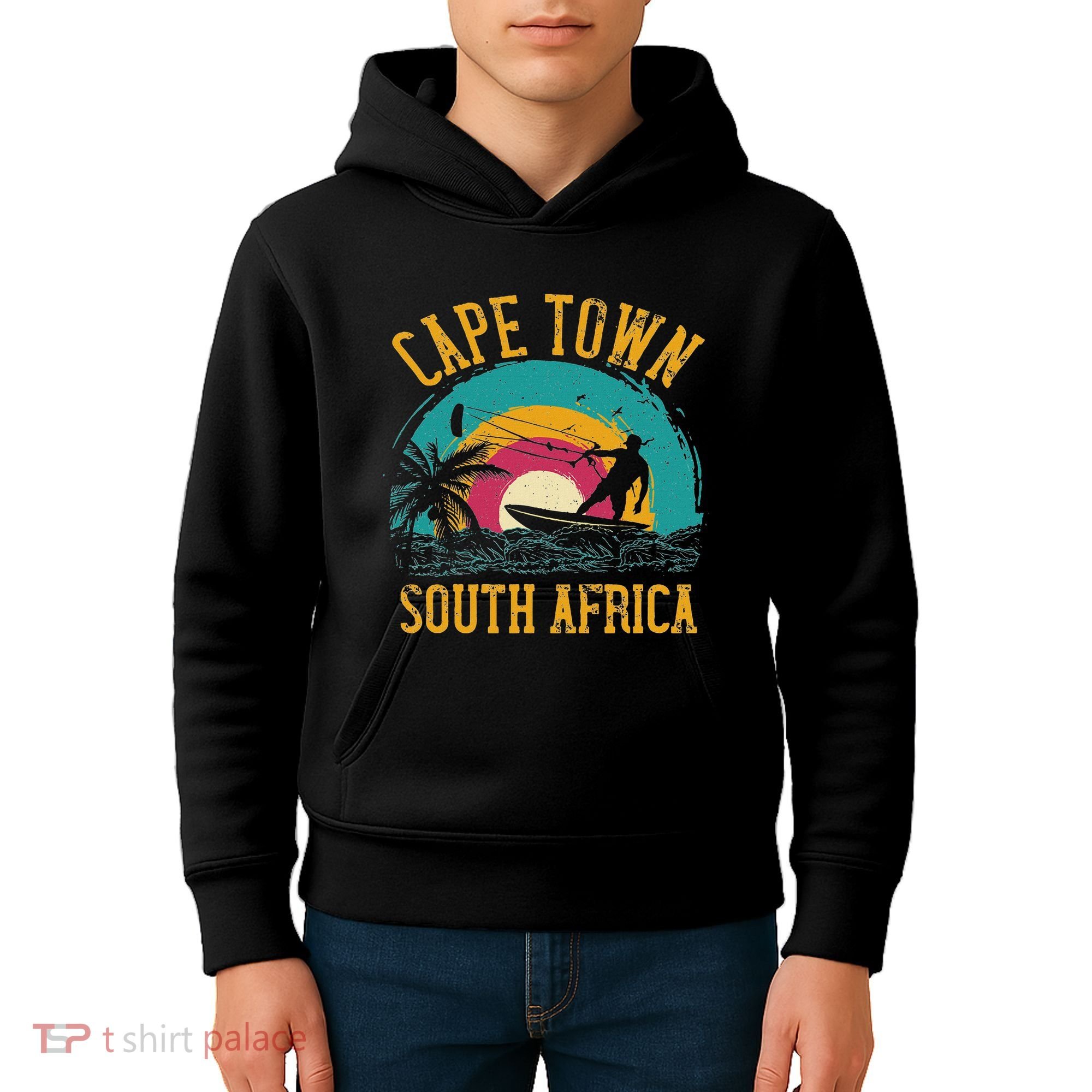 Kitesurfing Cape Town South Africa Kids Hoodie