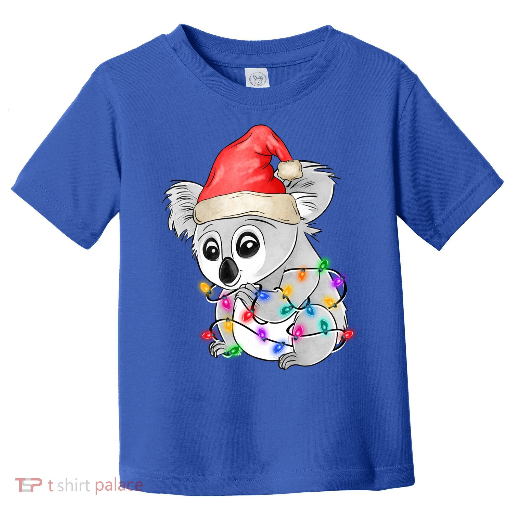 Koala Christmas Tree Light Tangled Pajama Xmas Graphic Great Gift Toddler T-Shirt