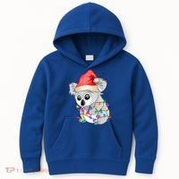 Koala Christmas Tree Light Tangled Pajama Xmas Graphic Great Gift Kids Hoodie thumb 0