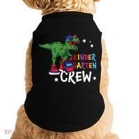 Kindergarten Crew T Rex Cute Kindergarten Great Gift Doggie Tank thumb 0