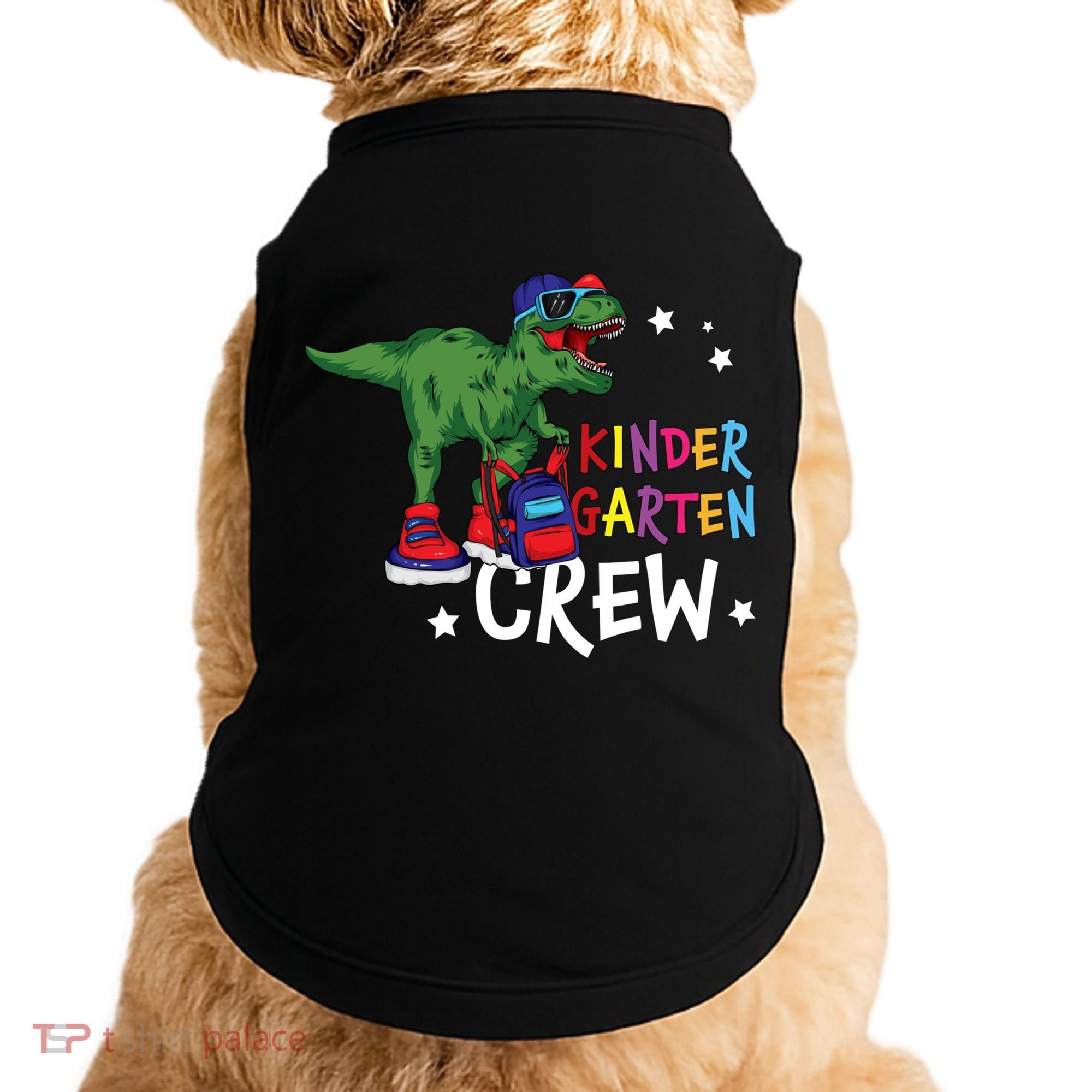 Kindergarten Crew T Rex Cute Kindergarten Great Gift Doggie Tank