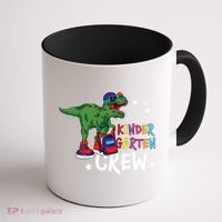 Kindergarten Crew T Rex Cute Kindergarten Great Gift Coffee Mug thumb 1