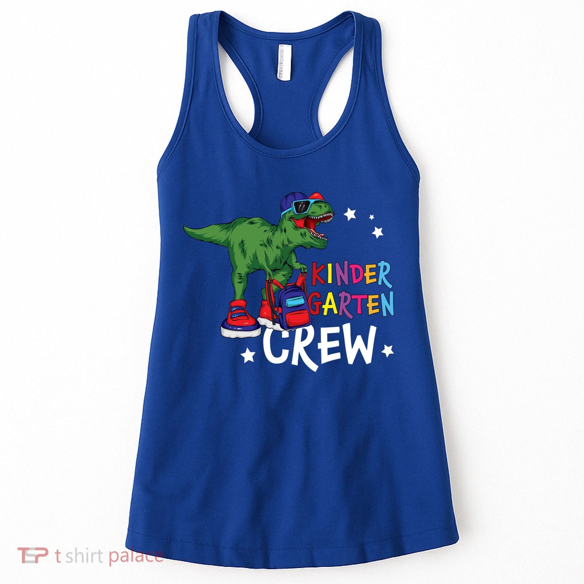Kindergarten Crew T Rex Cute Kindergarten Great Gift Women's Tank Top
