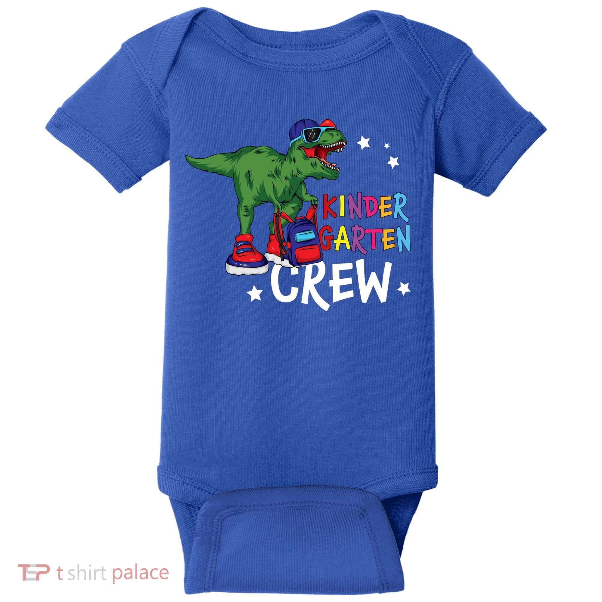 Kindergarten Crew T Rex Cute Kindergarten Great Gift Baby Bodysuit