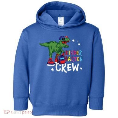 Kindergarten Crew T Rex Cute Kindergarten Great Gift Toddler Hoodie