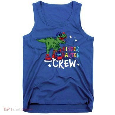 Kindergarten Crew T Rex Cute Kindergarten Great Gift Tank Top