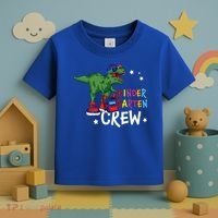 Kindergarten Crew T Rex Cute Kindergarten Great Gift Toddler T-Shirt thumb 3