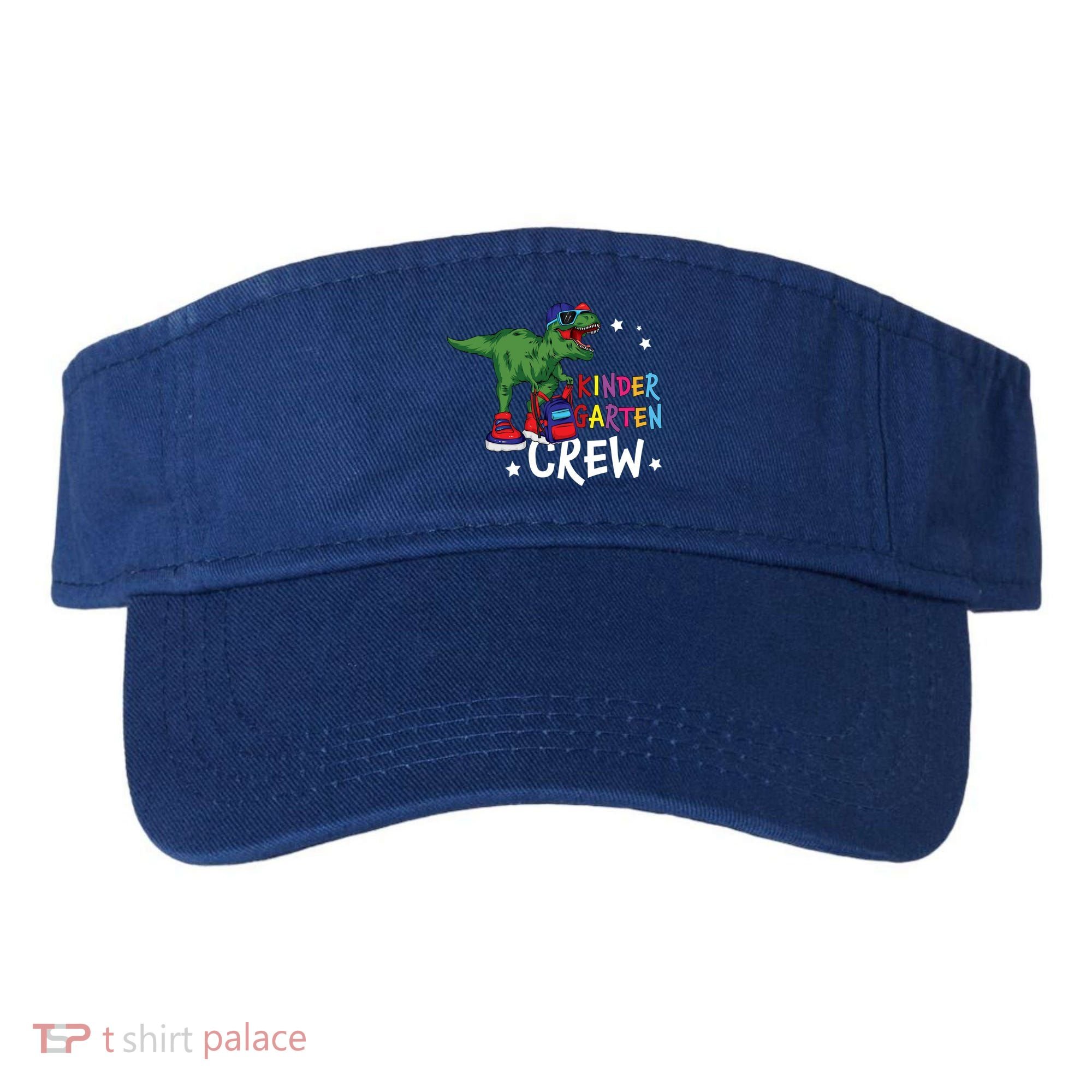 Kindergarten Crew T Rex Cute Kindergarten Great Gift Visor