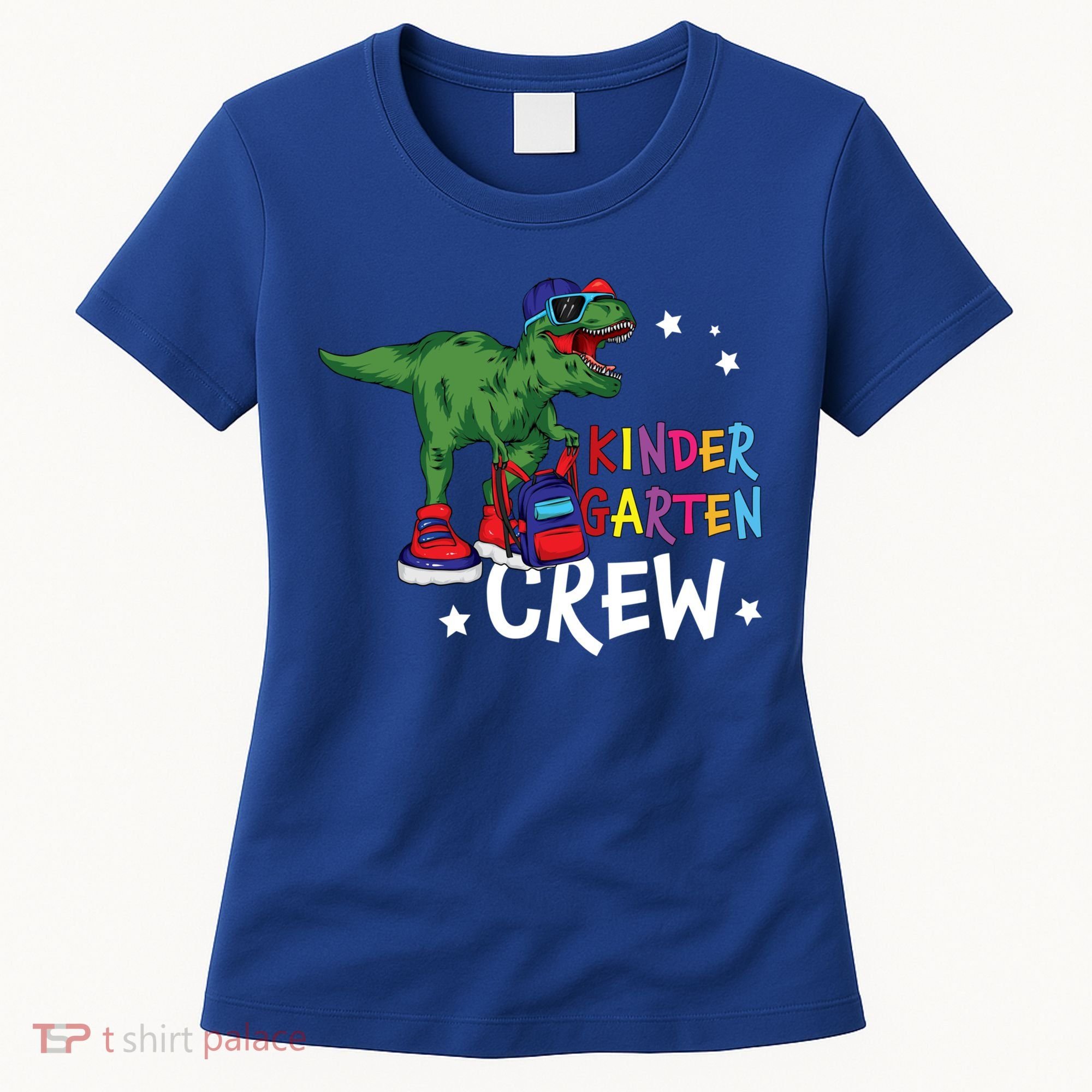 Kindergarten Crew T Rex Cute Kindergarten Great Gift Women's T-Shirt