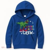 Kindergarten Crew T Rex Cute Kindergarten Great Gift Kids Hoodie thumb 0