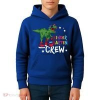 Kindergarten Crew T Rex Cute Kindergarten Great Gift Kids Hoodie thumb 4
