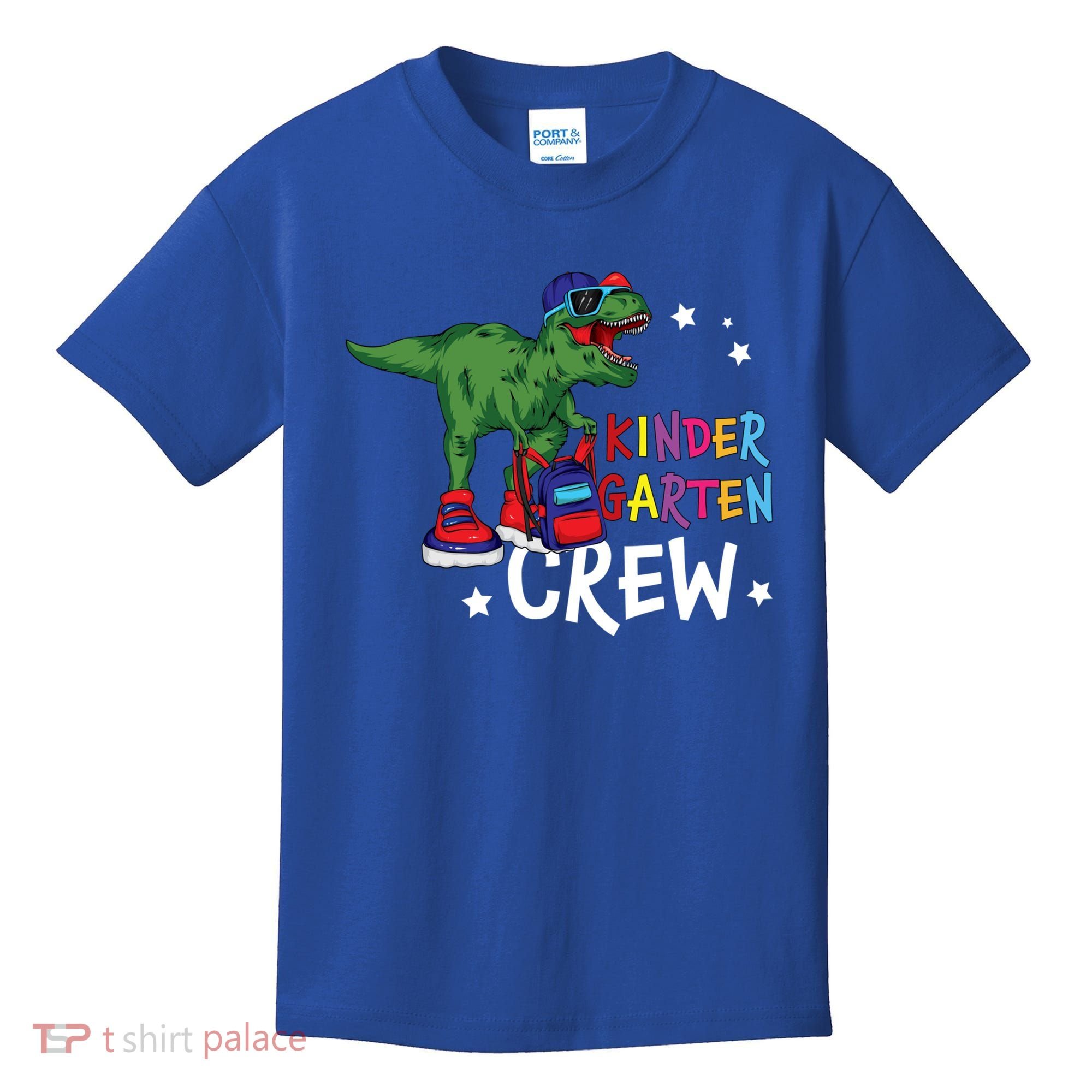 Kindergarten Crew T Rex Cute Kindergarten Great Gift Kids T-Shirt