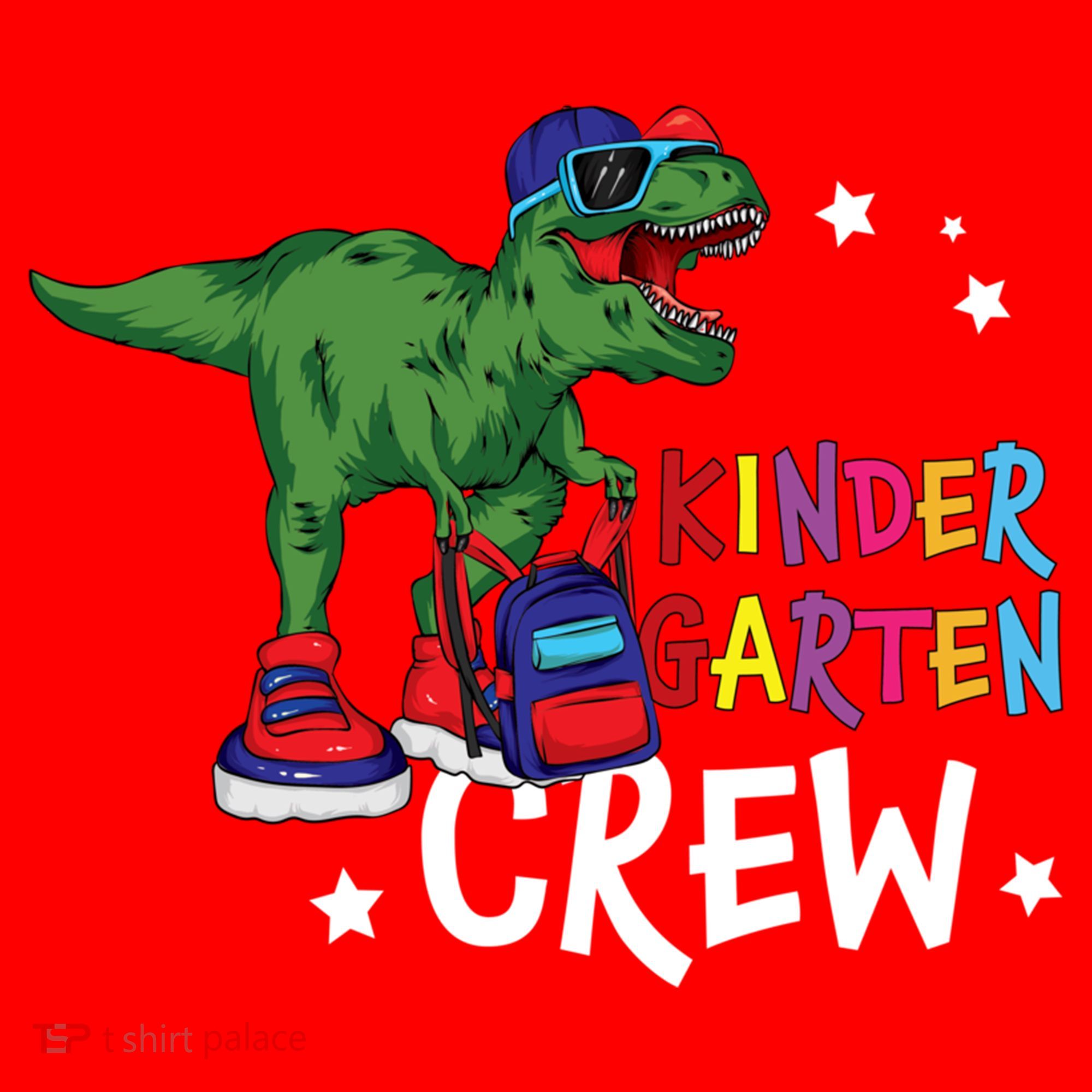 Kindergarten Crew T Rex Cute Kindergarten Great Gift Santa Hat
