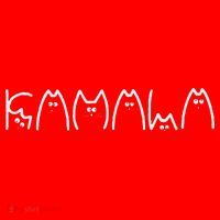 Kamala Cat Typography Alphabet Cute Funny Saying Quote Women Santa Hat thumb 1