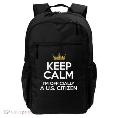 Keep Calm U.S. Citizen American Citizenship Naturalization Backpack