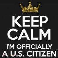 Keep Calm U.S. Citizen American Citizenship Naturalization Backpack thumb 2