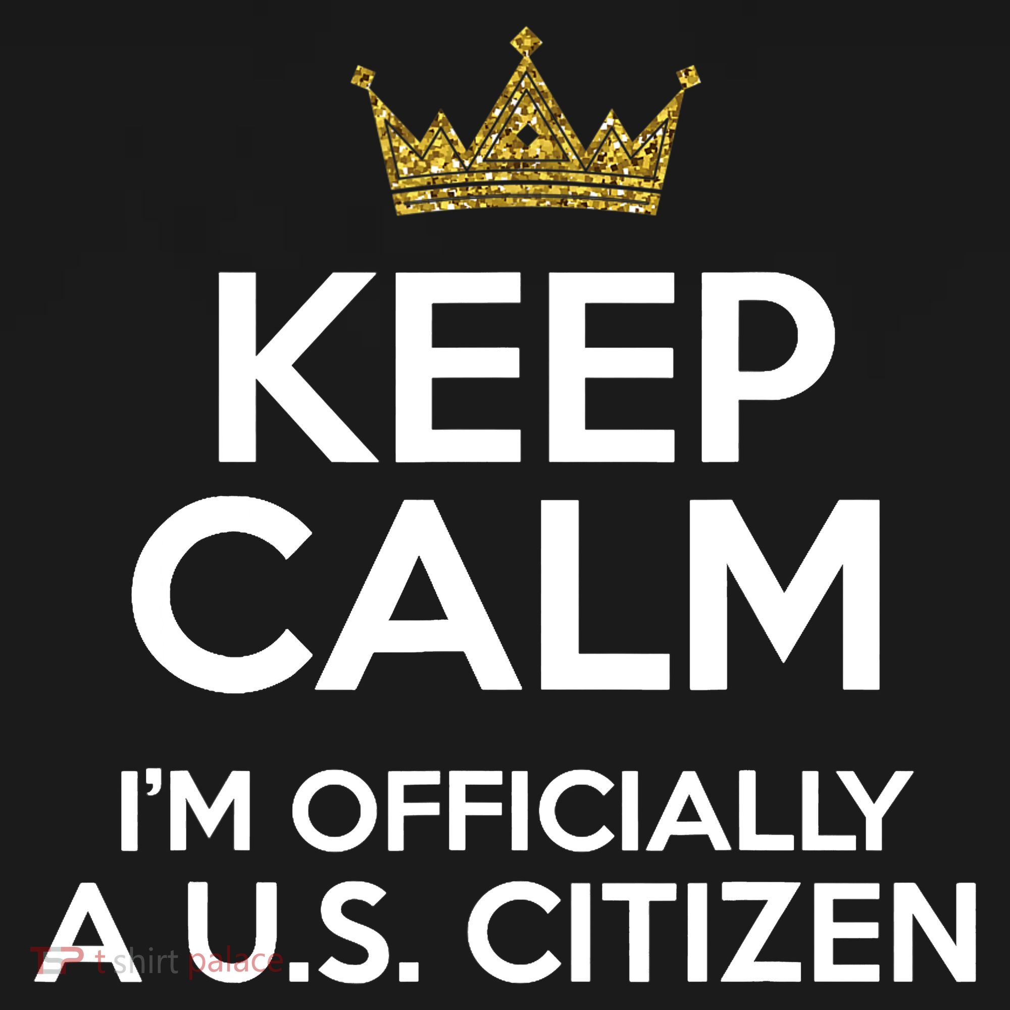 Keep Calm U.S. Citizen American Citizenship Naturalization Backpack
