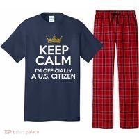 Keep Calm U.S. Citizen American Citizenship Naturalization Pajama Set thumb 0