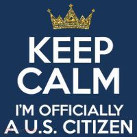 Keep Calm U.S. Citizen American Citizenship Naturalization Polo thumb 2