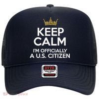 Keep Calm U.S. Citizen American Citizenship Naturalization Hat thumb 0