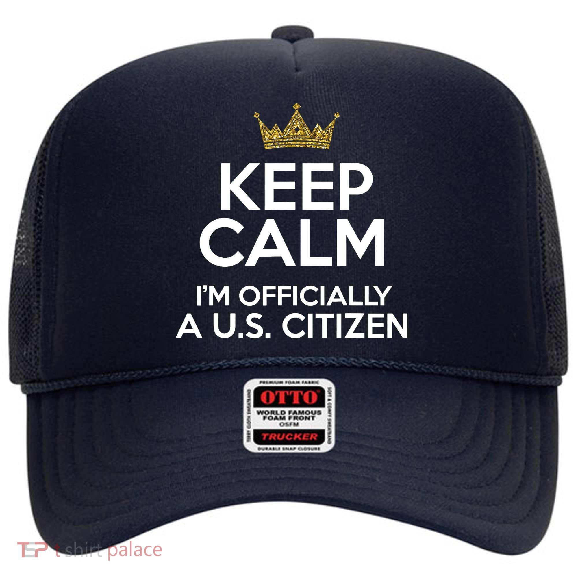 Keep Calm U.S. Citizen American Citizenship Naturalization Hat