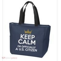 Keep Calm U.S. Citizen American Citizenship Naturalization Tote Bag thumb 3